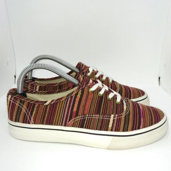 Airwalk‎ Surf Stripe Skateboard Shoes Women's Size 8.5 Multicolor - Picture 7 of 8